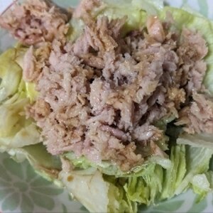 缶詰で簡単ツナサラダ